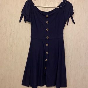 off the shoulder dress